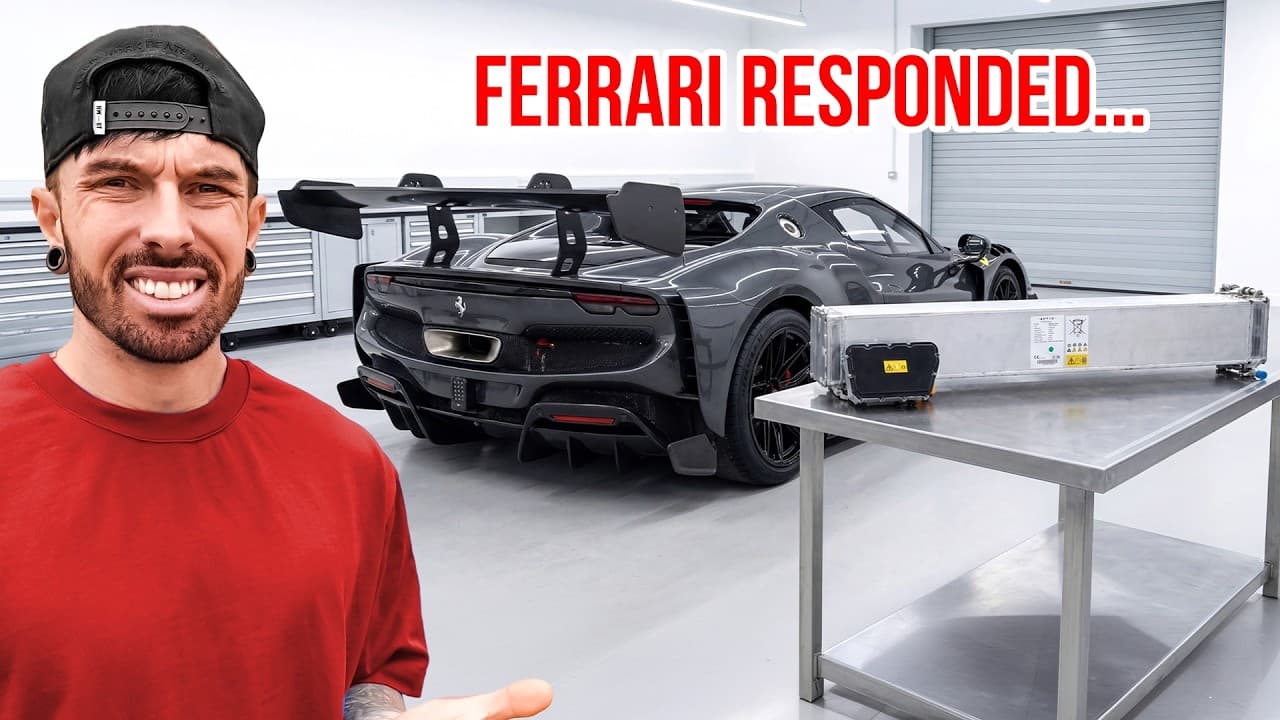 Mat Armstrong Ferrari 296 GTB wrecked rebuild